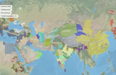 人类历史,时间线,地图