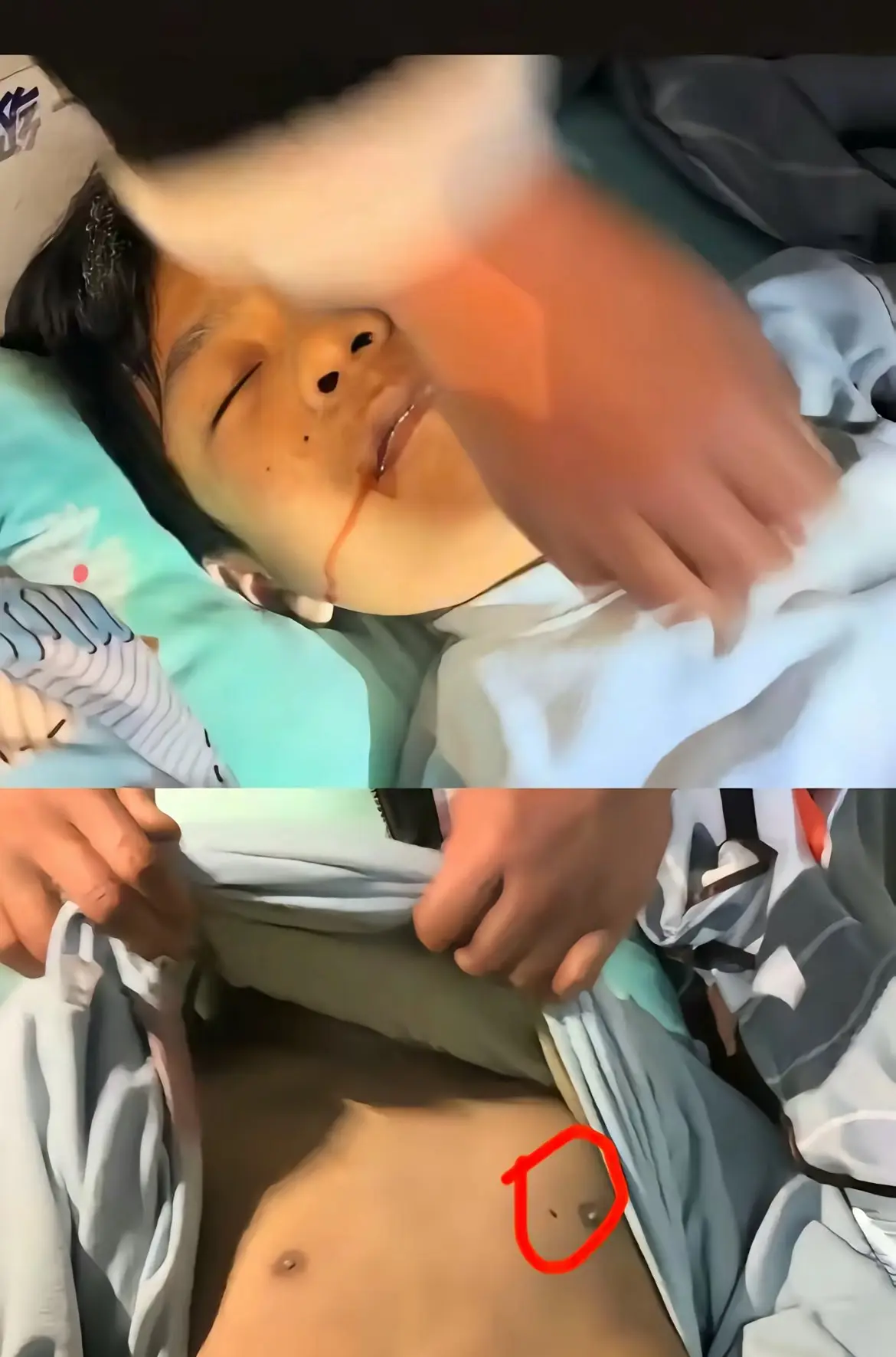 河南新蔡县朱姓13岁男孩离世案