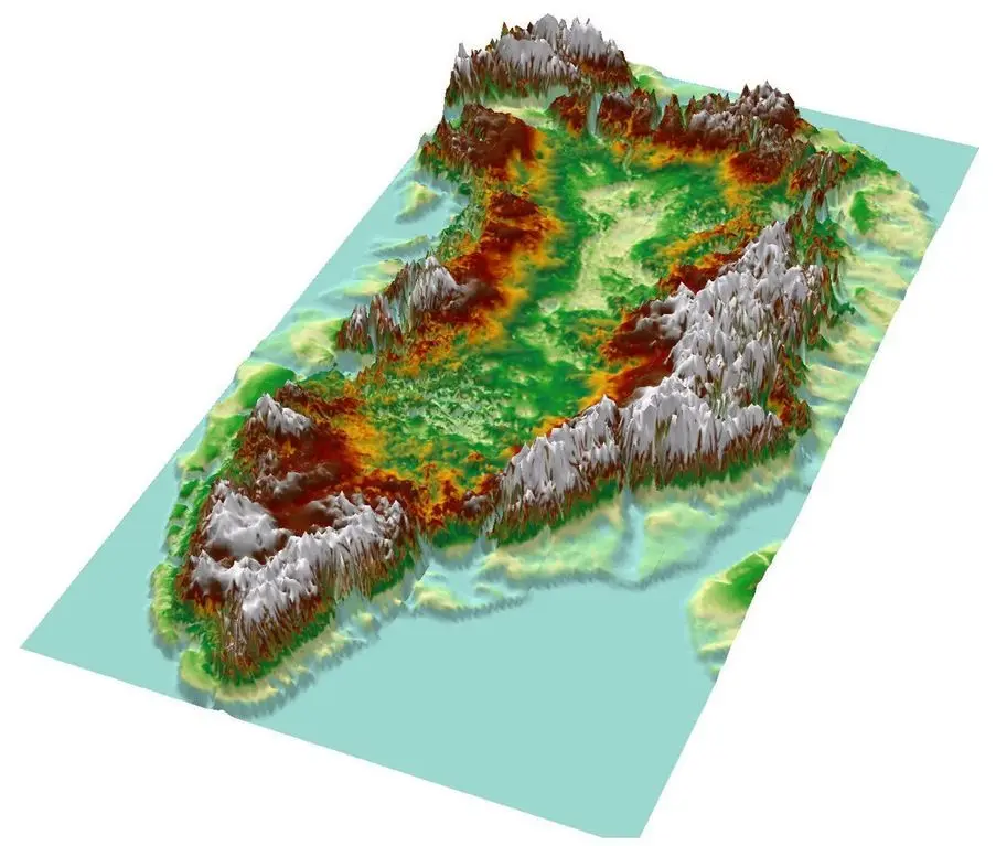 Greenland 3D map