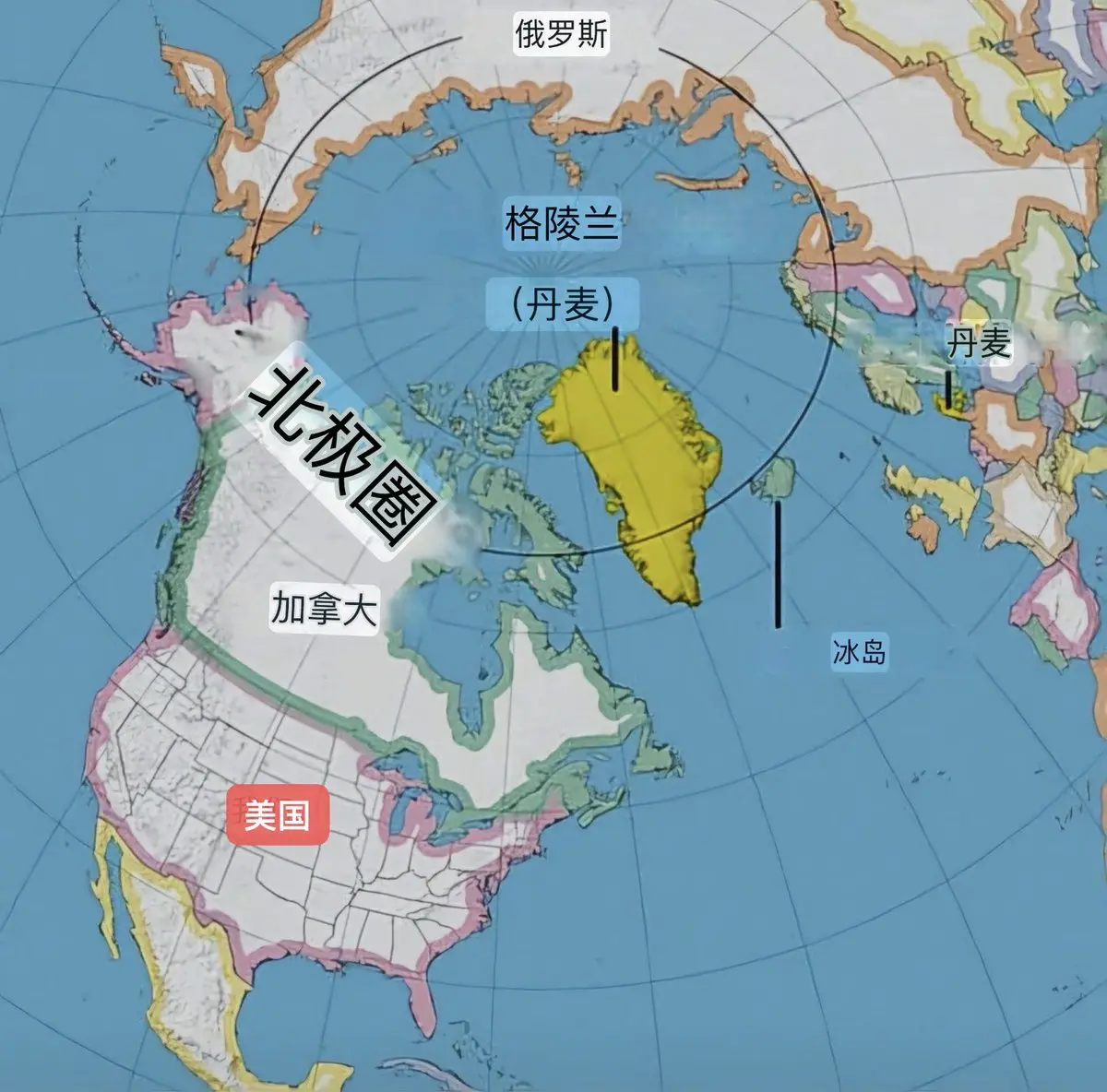 格陵兰岛军事战略地位